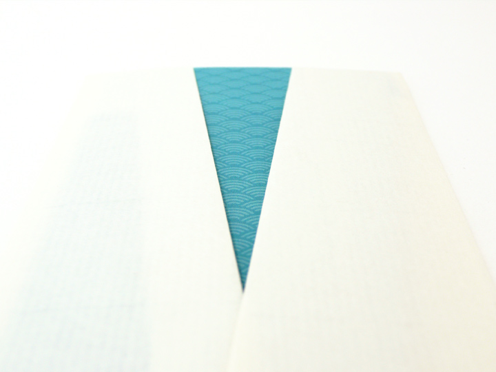 Ａ４折形（おりかた） : 青海波 - 2