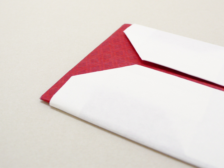 Ａ４折形（おりかた） : 菱ぽち - 2