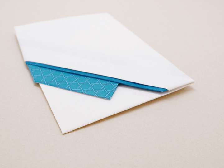 Ａ４折形（おりかた） : 籠目ぽち - 3