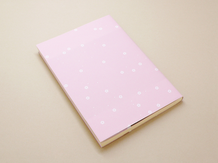 Ａ４折形（おりかた） : 霰に小桜 - 1