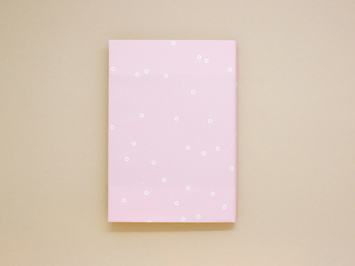 Ａ４折形（おりかた） : 霰に小桜 - 3