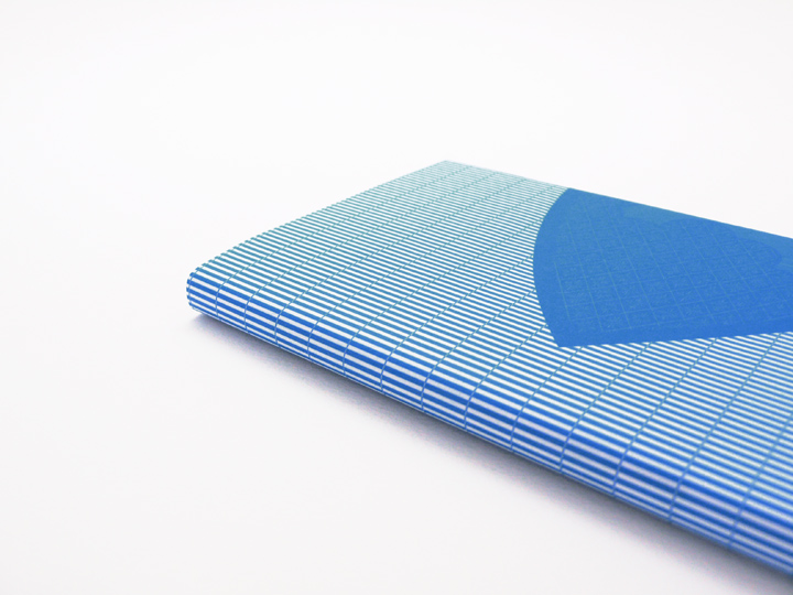 Ａ４折形（おりかた） : 格子に地紙 - 2