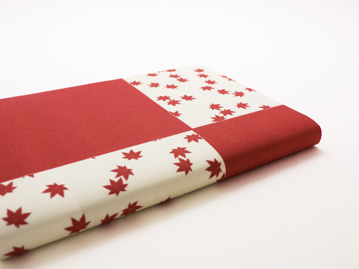 Ａ４折形（おりかた） : 石畳に楓 - 2