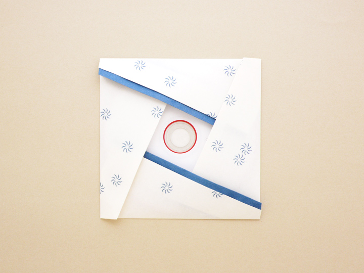 Ａ４折形（おりかた） : 負い包み - 3