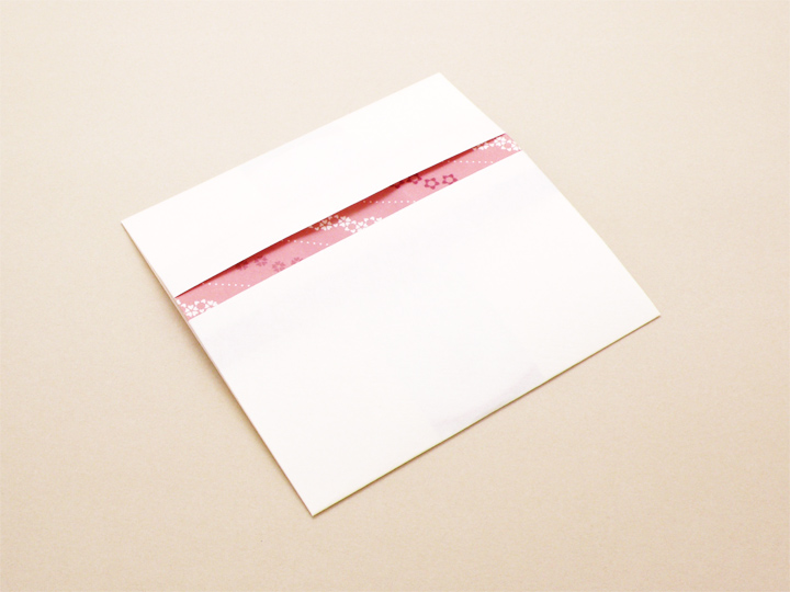 Ａ４折形（おりかた） : 引き包み - 1