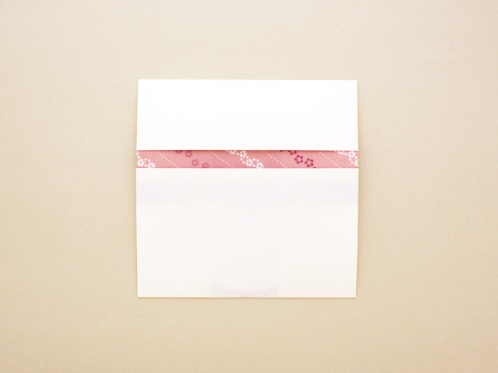 Ａ４折形（おりかた） : 引き包み - 3