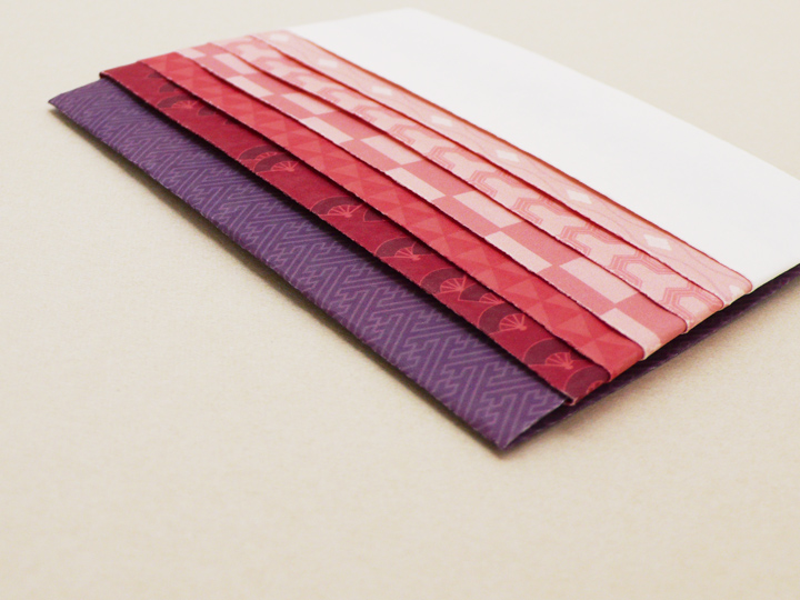 Ａ４折形（おりかた） : 襲ぽち・梅重 - 2