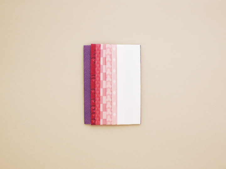 Ａ４折形（おりかた） : 襲ぽち・梅重 - 3