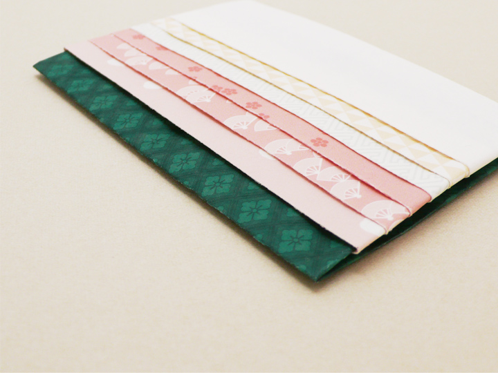 Ａ４折形（おりかた） : 襲ぽち・雪下 - 2