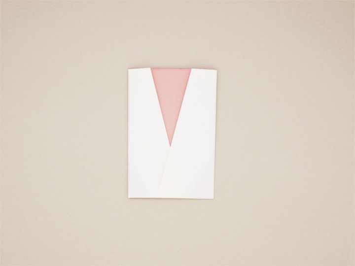 Ａ４折形（おりかた） : 雪下ぽち - 3