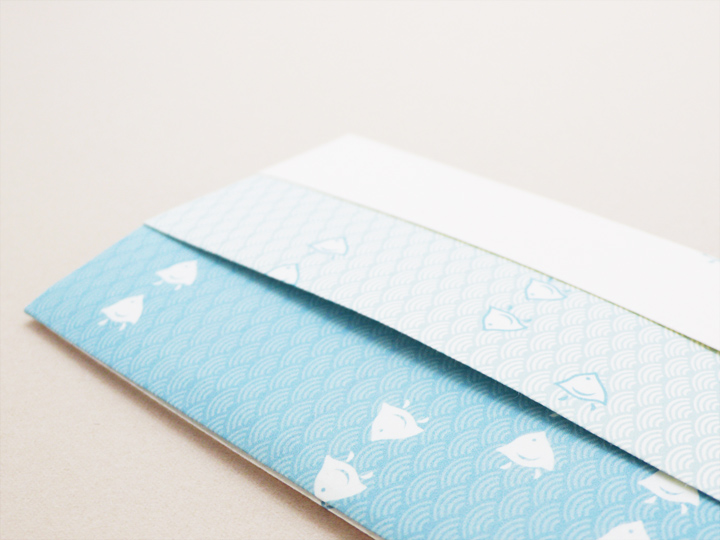 Ａ４折形（おりかた） : 千鳥ぽち - 2