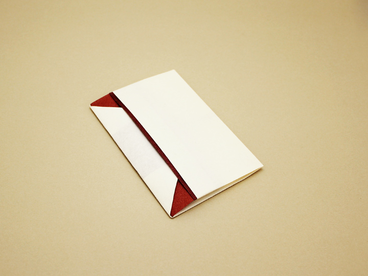 A4折形(おりかた) : 石竹ぽち - 1