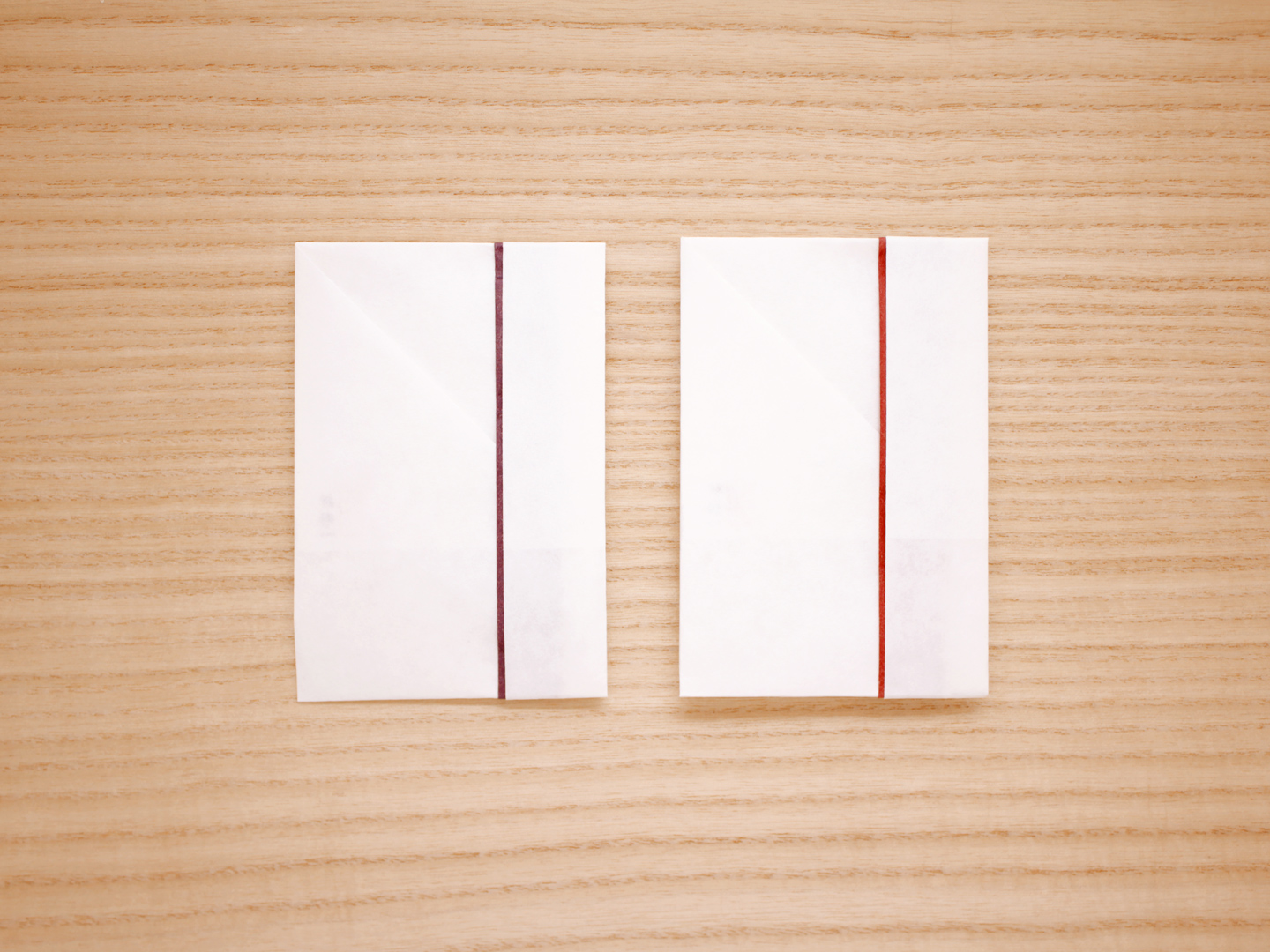 Ａ４折形（おりかた） : 細ぽち・巽 - 1